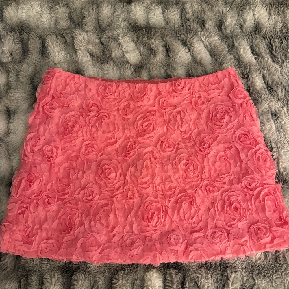 Urban Outfitters Pink Bubble Mini Skirt